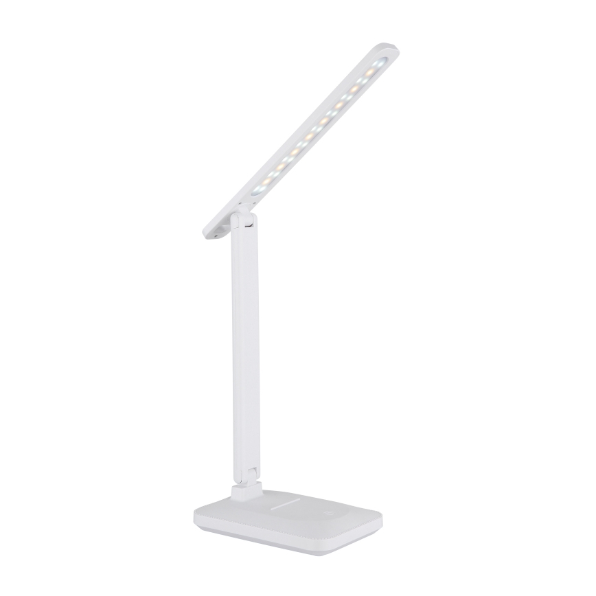Globo - LED stolna lampa na dodir s mogućnošću prigušivanja, punjiva LED/3W/5V 2800/4000/6500K 1800 mAh bijela