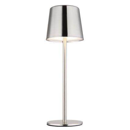 Globo - LED dodirna punjiva stolna lampa s prigušivanjem LED/2W/3,7V 3000/4000/6000K 2200 mAh sjajni krom