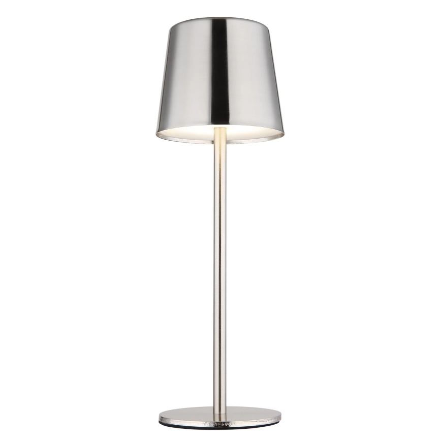 Globo - LED dodirna punjiva stolna lampa s prigušivanjem LED/2W/3,7V 3000/4000/6000K 2200 mAh sjajni krom