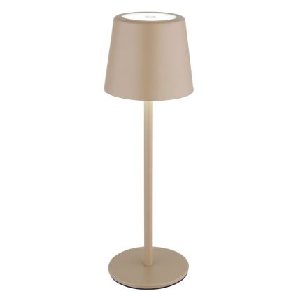 Globo - LED vanjska stolna lampa s dodirnim upravljanjem, prigušiva, LED/2W/5V, 3000/4000/6000K, 2200 mAh, IP44, krem boja