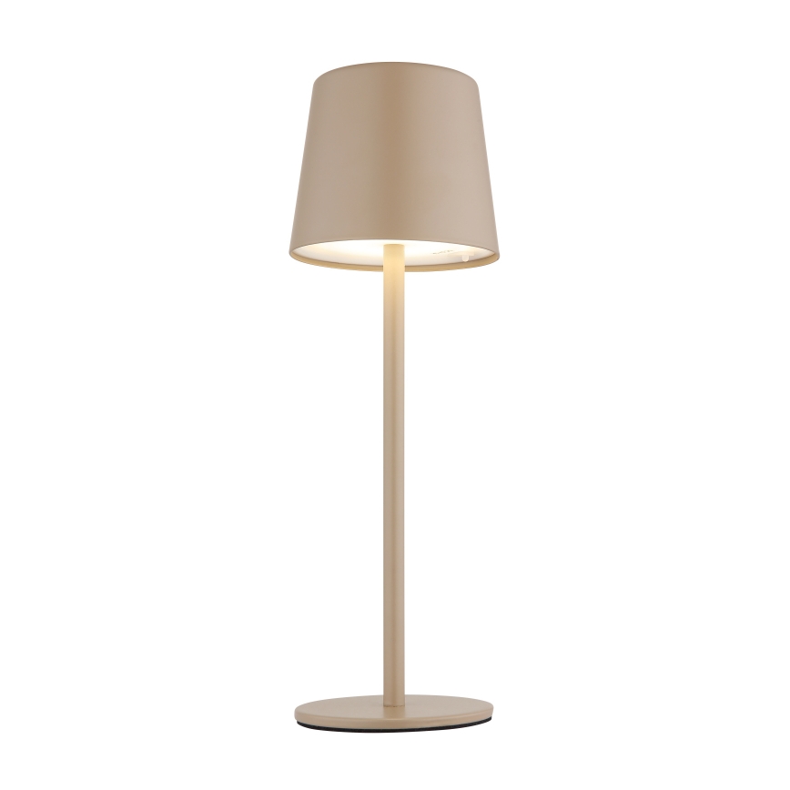 Globo - LED vanjska stolna lampa s dodirnim upravljanjem, prigušiva, LED/2W/5V, 3000/4000/6000K, 2200 mAh, IP44, krem boja