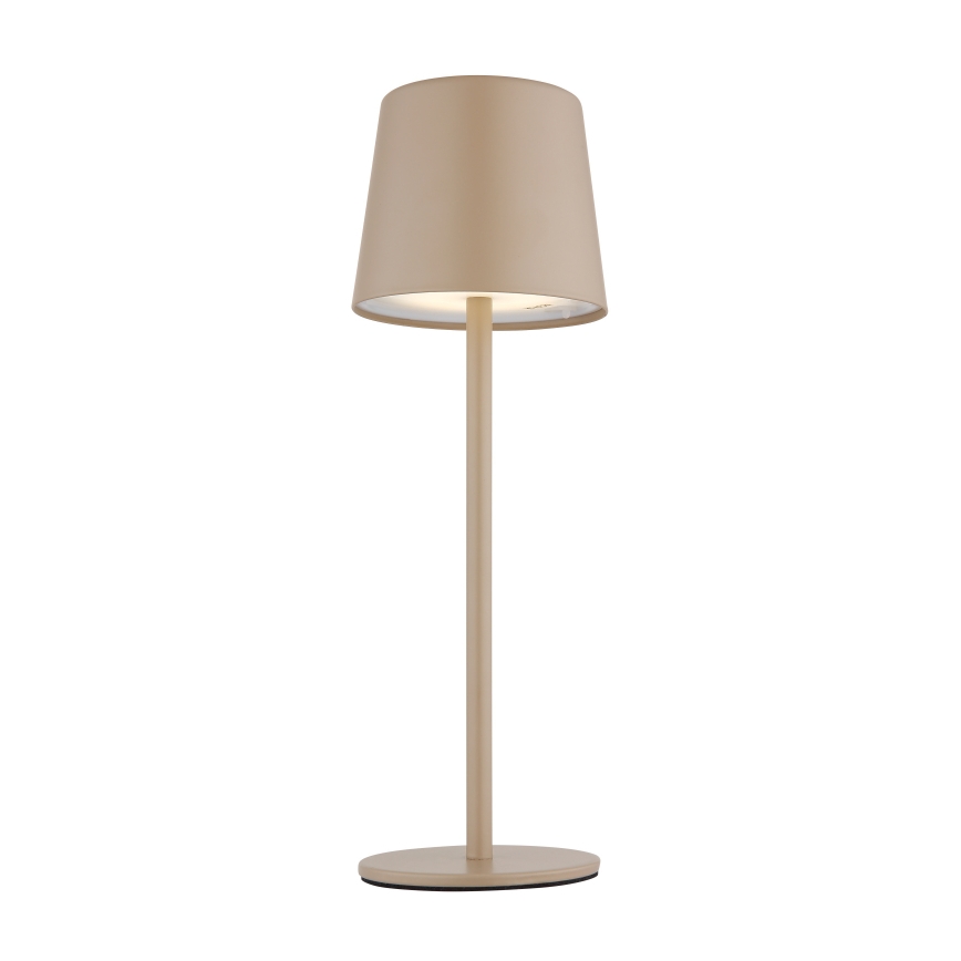Globo - LED vanjska stolna lampa s dodirnim upravljanjem, prigušiva, LED/2W/5V, 3000/4000/6000K, 2200 mAh, IP44, krem boja