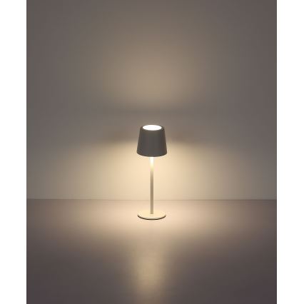 Globo - LED vanjska stolna lampa s dodirnim upravljanjem, prigušiva, LED/2W/5V, 3000/4000/6000K, 2200 mAh, IP44, bijela