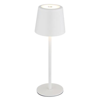 Globo - LED vanjska stolna lampa s dodirnim upravljanjem, prigušiva, LED/2W/5V, 3000/4000/6000K, 2200 mAh, IP44, bijela