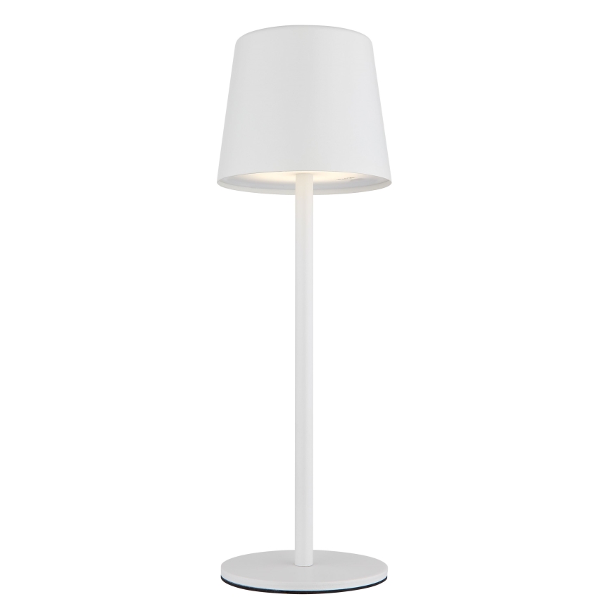 Globo - LED vanjska stolna lampa s dodirnim upravljanjem, prigušiva, LED/2W/5V, 3000/4000/6000K, 2200 mAh, IP44, bijela