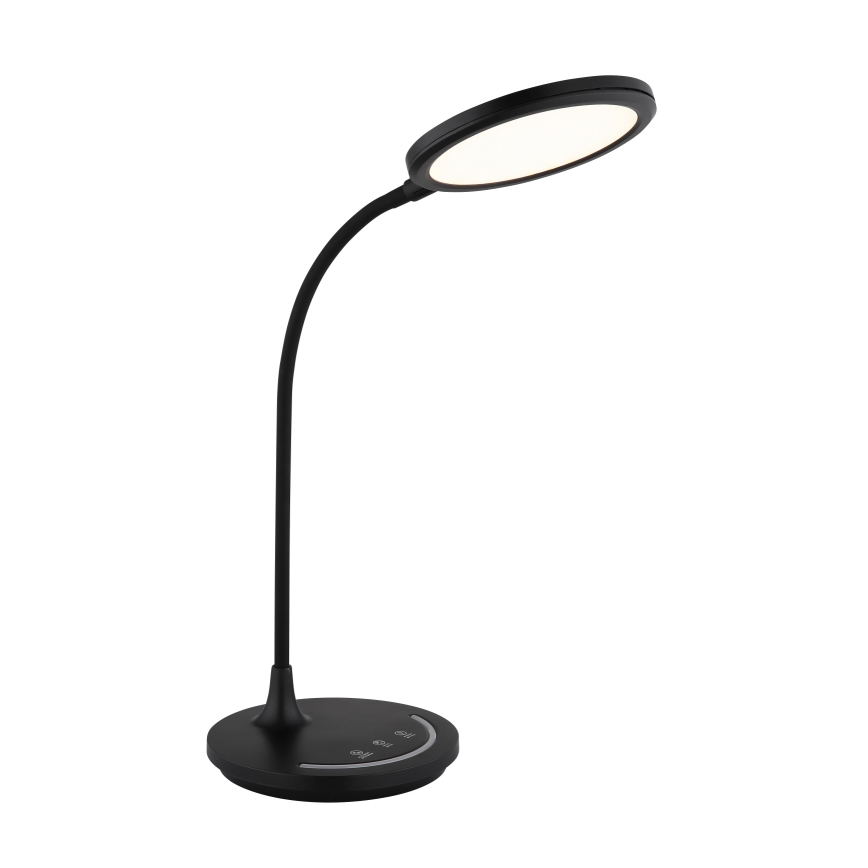 Globo - LED Prigušiva fleksibilna dodirna stolna lampa LED/12W/230V 3000/4000/6500K CRI 90 crna