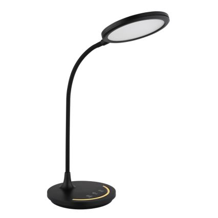 Globo - LED Prigušiva fleksibilna dodirna stolna lampa LED/12W/230V 3000/4000/6500K CRI 90 crna