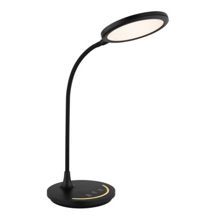 Globo - LED Prigušiva fleksibilna dodirna stolna lampa LED/12W/230V 3000/4000/6500K CRI 90 crna
