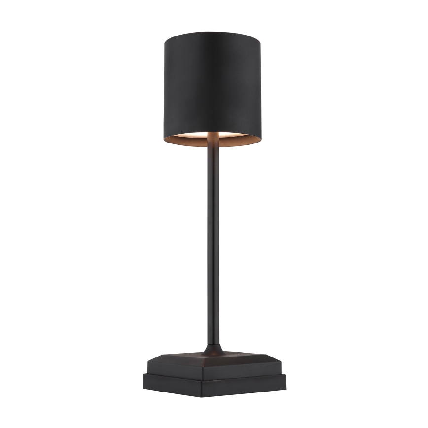Globo - LED stolna lampa s dodirnim prigušivačem, punjiva, LED/1,5W/5V, 2200 mAh, crna