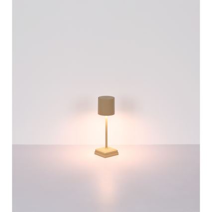 Globo - LED dodirna prigušivačka punjiva stolna lampa LED/1,5W/5V 2200 mAh bež