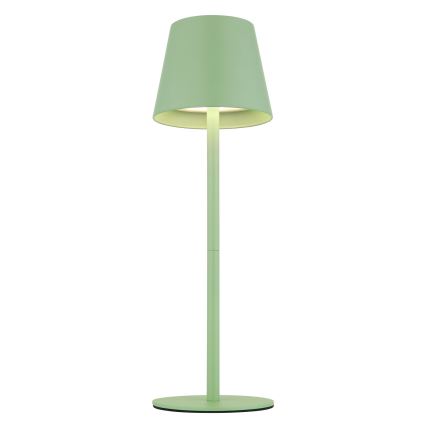 Globo - punjiva LED vanjska stolna svjetiljka 3 u 1 s dodirnim prigušivanjem LED/3W/5V 3000/4000/5000K IP54 1800 mAh zelena