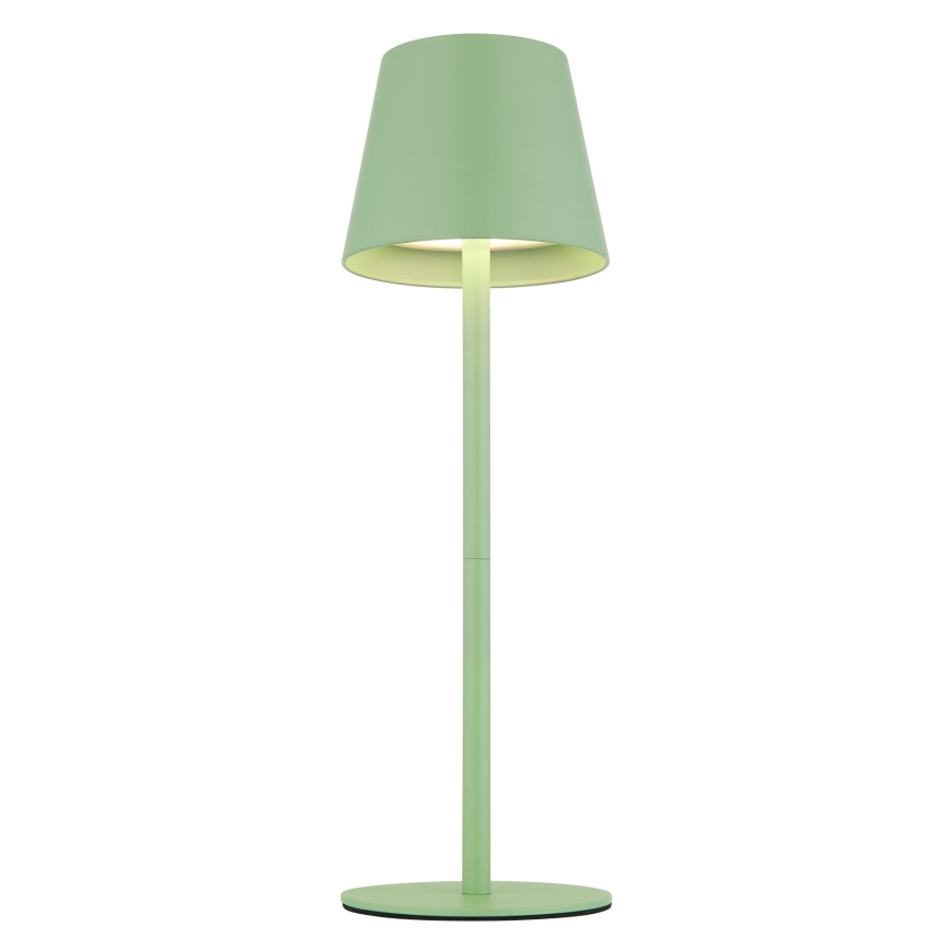 Globo - punjiva LED vanjska stolna svjetiljka 3 u 1 s dodirnim prigušivanjem LED/3W/5V 3000/4000/5000K IP54 1800 mAh zelena