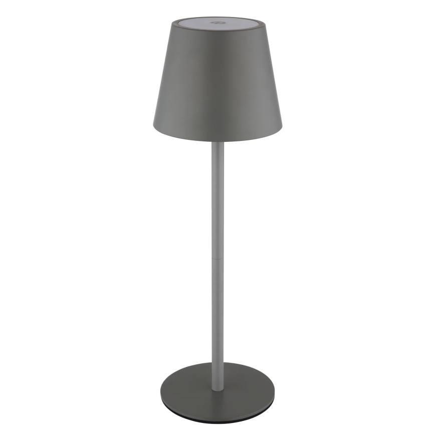 Globo - LED prigušivačka dodirna punjiva vanjska stolna lampa 3u1 LED/3W/5V 3000/4000/5000K IP54 1800 mAh siva