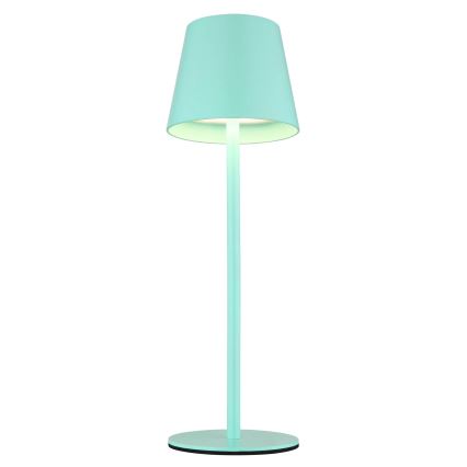 Globo - LED stolna lampa na dodir, punjiva, s mogućnošću prigušivanja, vanjska 3u1 LED/3W/5V 3000/4000/5000K IP54 1800 mAh mentolno-zelena