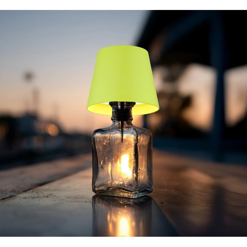 Globo - LED stolna lampa 3 u 1 za vanjsku upotrebu, punjiva, s dodirnim upravljanjem i podesivom svjetlinom LED/3W/5V 3000/4000/5000K IP54 1800 mAh zelena