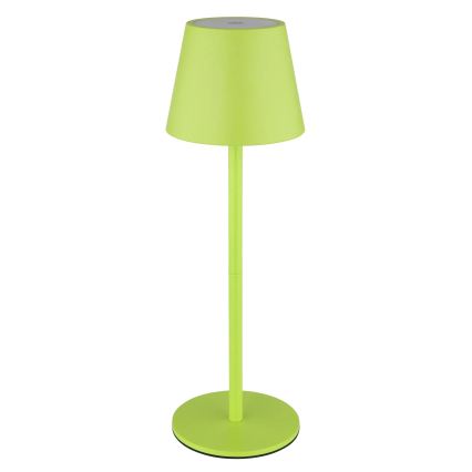 Globo - LED stolna lampa 3 u 1 za vanjsku upotrebu, punjiva, s dodirnim upravljanjem i podesivom svjetlinom LED/3W/5V 3000/4000/5000K IP54 1800 mAh zelena