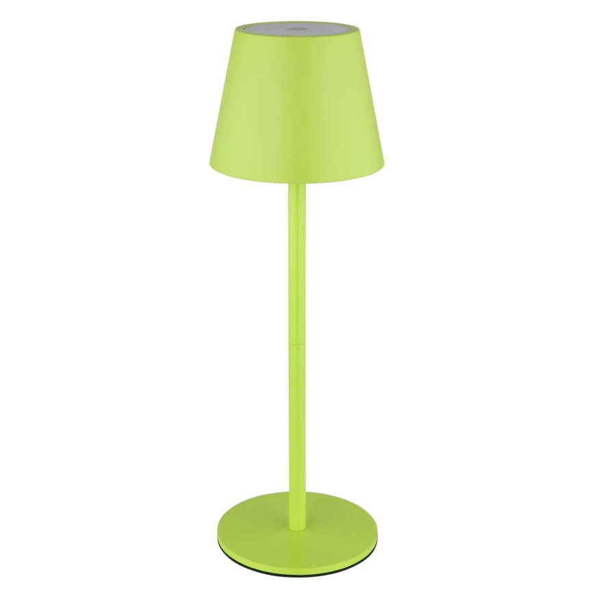 Globo - LED stolna lampa 3 u 1 za vanjsku upotrebu, punjiva, s dodirnim upravljanjem i podesivom svjetlinom LED/3W/5V 3000/4000/5000K IP54 1800 mAh zelena
