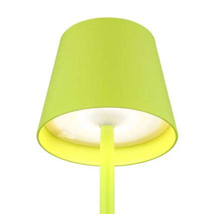 Globo - LED stolna lampa 3 u 1 za vanjsku upotrebu, punjiva, s dodirnim upravljanjem i podesivom svjetlinom LED/3W/5V 3000/4000/5000K IP54 1800 mAh zelena