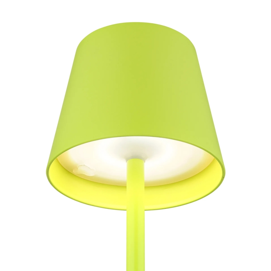Globo - LED stolna lampa 3 u 1 za vanjsku upotrebu, punjiva, s dodirnim upravljanjem i podesivom svjetlinom LED/3W/5V 3000/4000/5000K IP54 1800 mAh zelena