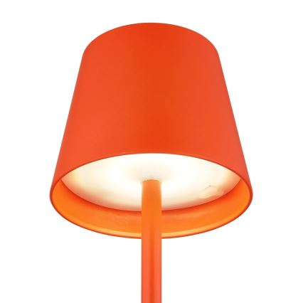 Globo - LED stolna lampa za vanjsku upotrebu, dodirno prigušivanje, punjiva, 3 u 1 LED/3W/5V 3000/4000/5000K IP54 1800 mAh crvena