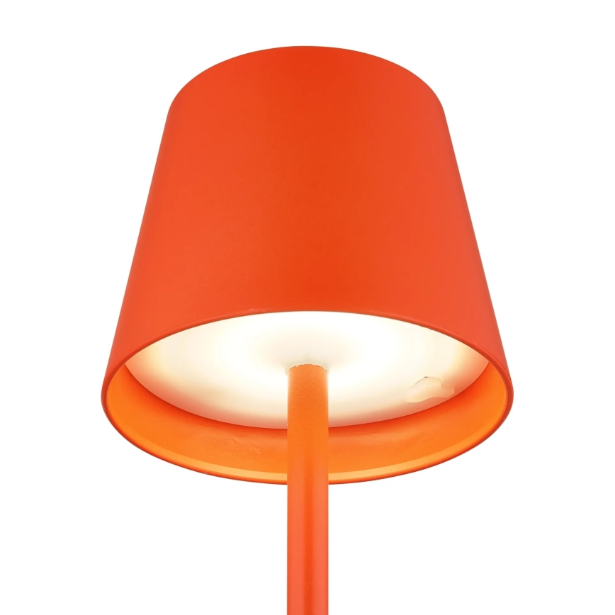 Globo - LED stolna lampa za vanjsku upotrebu, dodirno prigušivanje, punjiva, 3 u 1 LED/3W/5V 3000/4000/5000K IP54 1800 mAh crvena