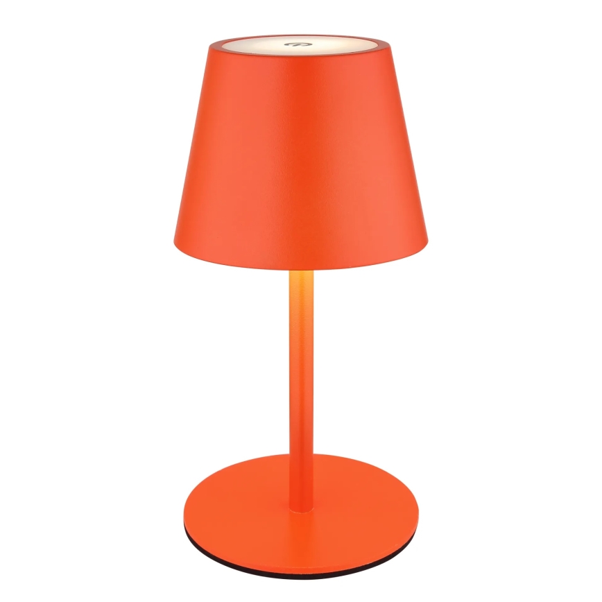 Globo - LED stolna lampa za vanjsku upotrebu, dodirno prigušivanje, punjiva, 3 u 1 LED/3W/5V 3000/4000/5000K IP54 1800 mAh crvena