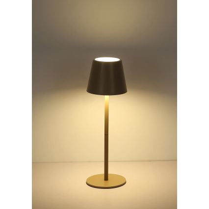 Globo - LED vanjska stolna lampa s dodirnim prigušivanjem, punjiva LED/3W/5V 3000/4000/5000K IP54 1800 mAh