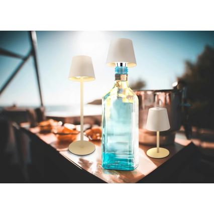 Globo - LED prigušiva dodirna punjiva vanjska stolna stolna lampa 3 u 1 LED/3W/5V 3000/4000/5000K IP54 1800 mAh