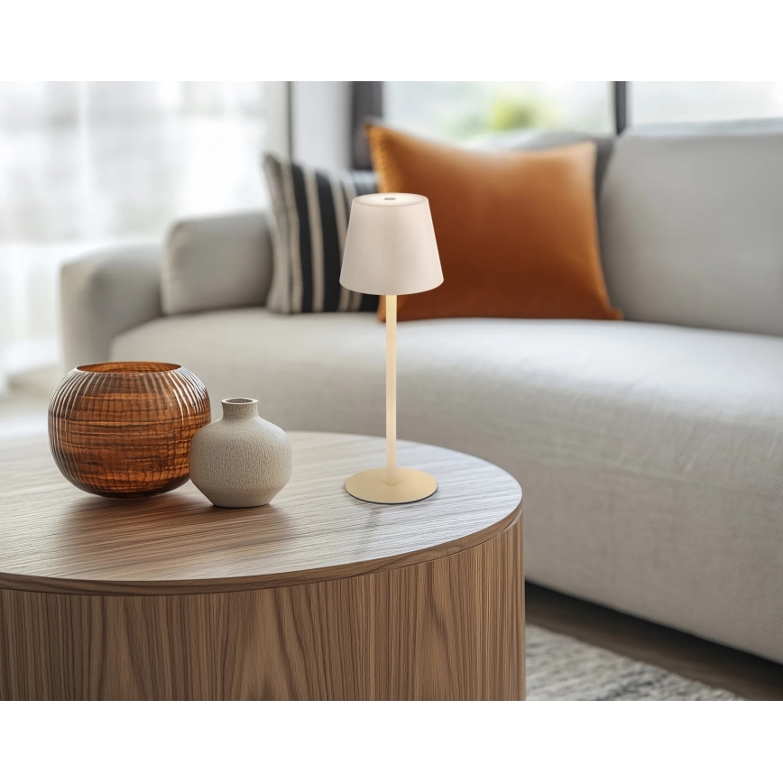 Globo - LED prigušiva dodirna punjiva vanjska stolna stolna lampa 3 u 1 LED/3W/5V 3000/4000/5000K IP54 1800 mAh