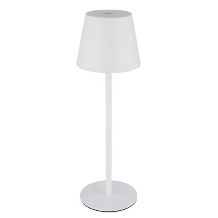 Globo - LED s mogućnošću prigušivanja, dodirna, punjiva vanjska stolna lampa 3-u-1 LED/3W/5V 3000/4000/5000K IP54 1800 mAh bijela