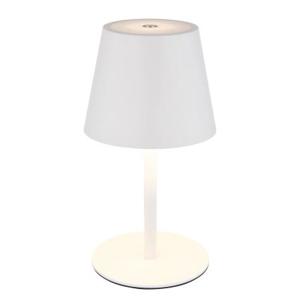 Globo - LED s mogućnošću prigušivanja, dodirna, punjiva vanjska stolna lampa 3-u-1 LED/3W/5V 3000/4000/5000K IP54 1800 mAh bijela