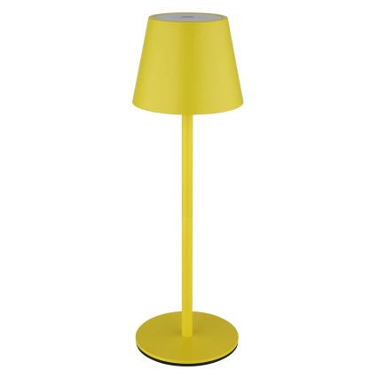 Globo - LED s možností prigušivanja i dodirnim upravljanjem, punjiva vanjska stolna lampa 3 u 1 LED/3W/5V 3000/4000/5000K IP54 1800 mAh žuta