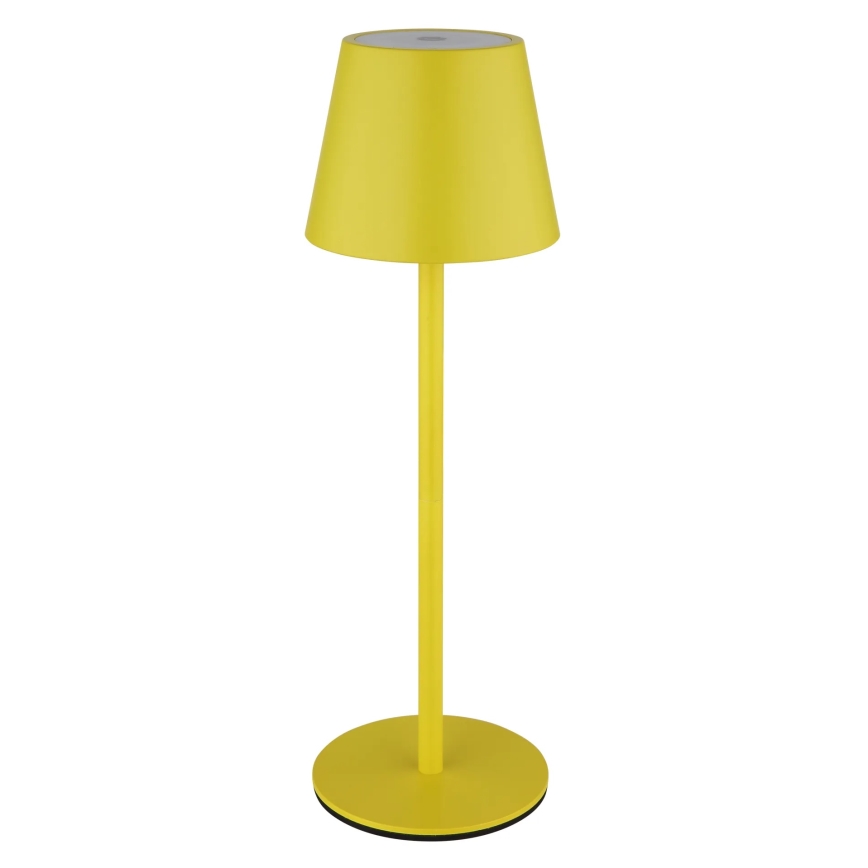 Globo - LED s možností prigušivanja i dodirnim upravljanjem, punjiva vanjska stolna lampa 3 u 1 LED/3W/5V 3000/4000/5000K IP54 1800 mAh žuta