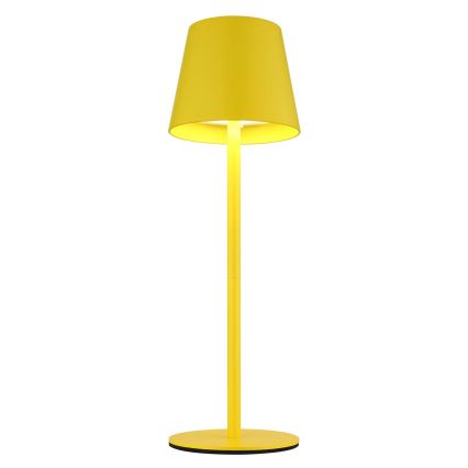 Globo - LED s možností prigušivanja i dodirnim upravljanjem, punjiva vanjska stolna lampa 3 u 1 LED/3W/5V 3000/4000/5000K IP54 1800 mAh žuta