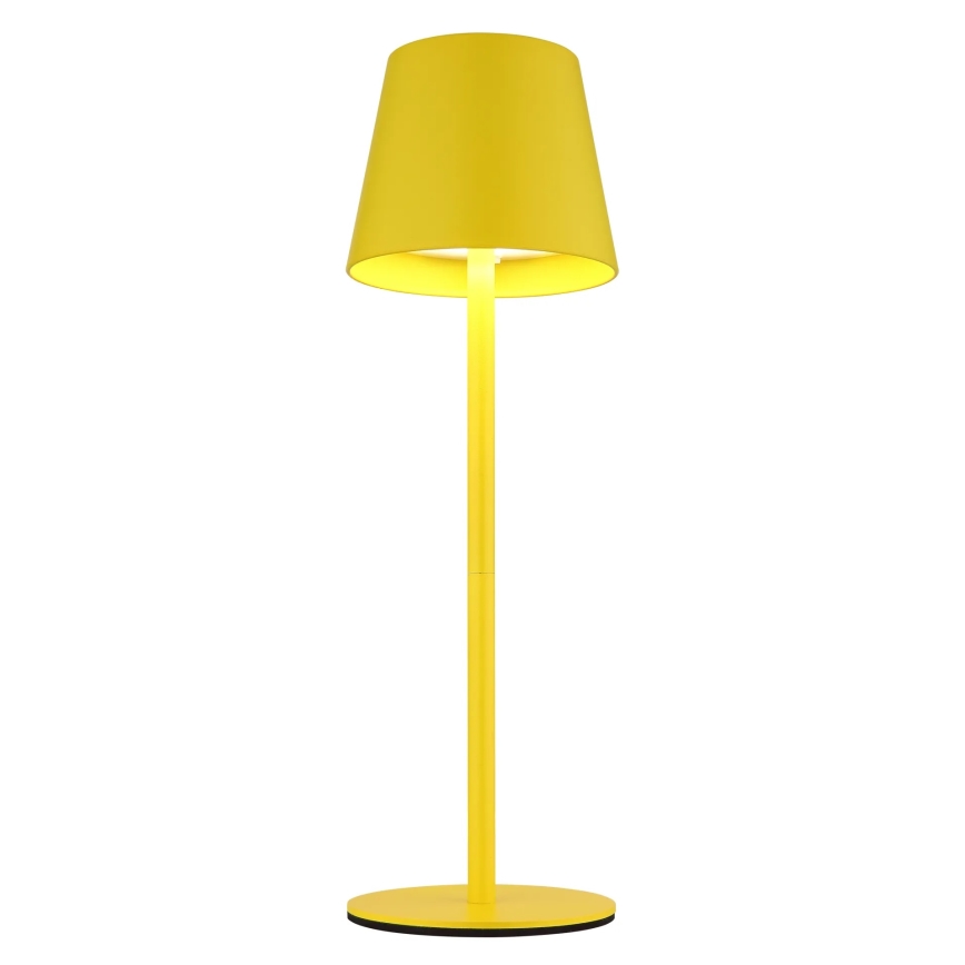 Globo - LED s možností prigušivanja i dodirnim upravljanjem, punjiva vanjska stolna lampa 3 u 1 LED/3W/5V 3000/4000/5000K IP54 1800 mAh žuta