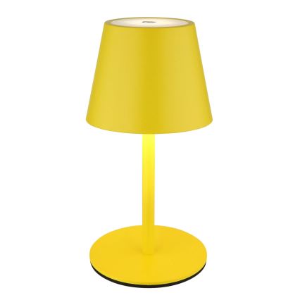 Globo - LED s možností prigušivanja i dodirnim upravljanjem, punjiva vanjska stolna lampa 3 u 1 LED/3W/5V 3000/4000/5000K IP54 1800 mAh žuta