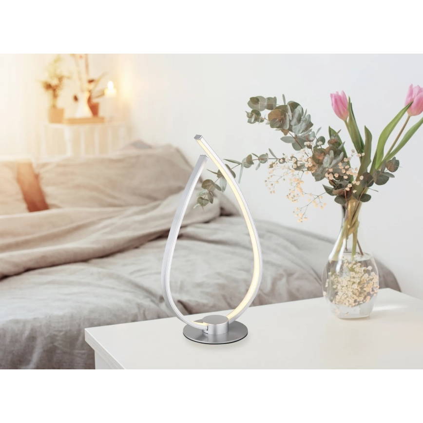 Globo - LED stolna svjetiljka LED/6W/230V srebrna