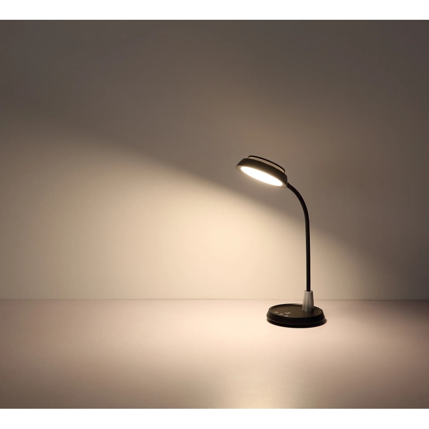 Globo - LED stolna lampa s dodirom i prigušivanjem LED/12W/230V 3000/4000/6500K crna