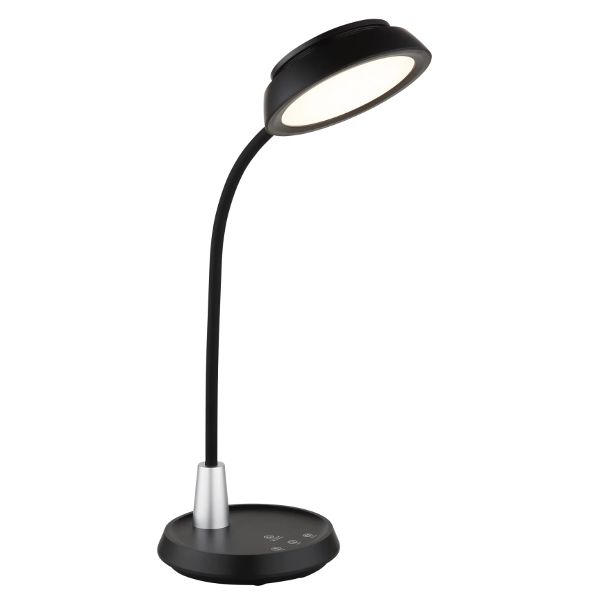 Globo - LED stolna lampa s dodirom i prigušivanjem LED/12W/230V 3000/4000/6500K crna