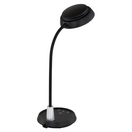 Globo - LED stolna lampa s dodirom i prigušivanjem LED/12W/230V 3000/4000/6500K crna