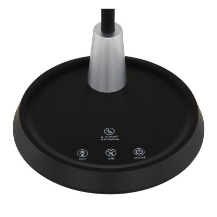 Globo - LED stolna lampa s dodirom i prigušivanjem LED/12W/230V 3000/4000/6500K crna