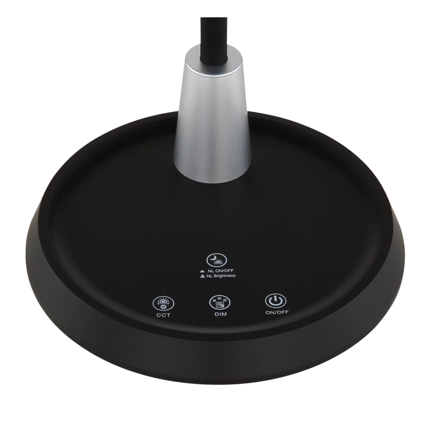Globo - LED stolna lampa s dodirom i prigušivanjem LED/12W/230V 3000/4000/6500K crna