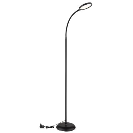 Globo - LED podna lampa s dodirnim upravljanjem i mogućnošću prigušivanja LED/8W/230V 2700K/4000K/6500K crna