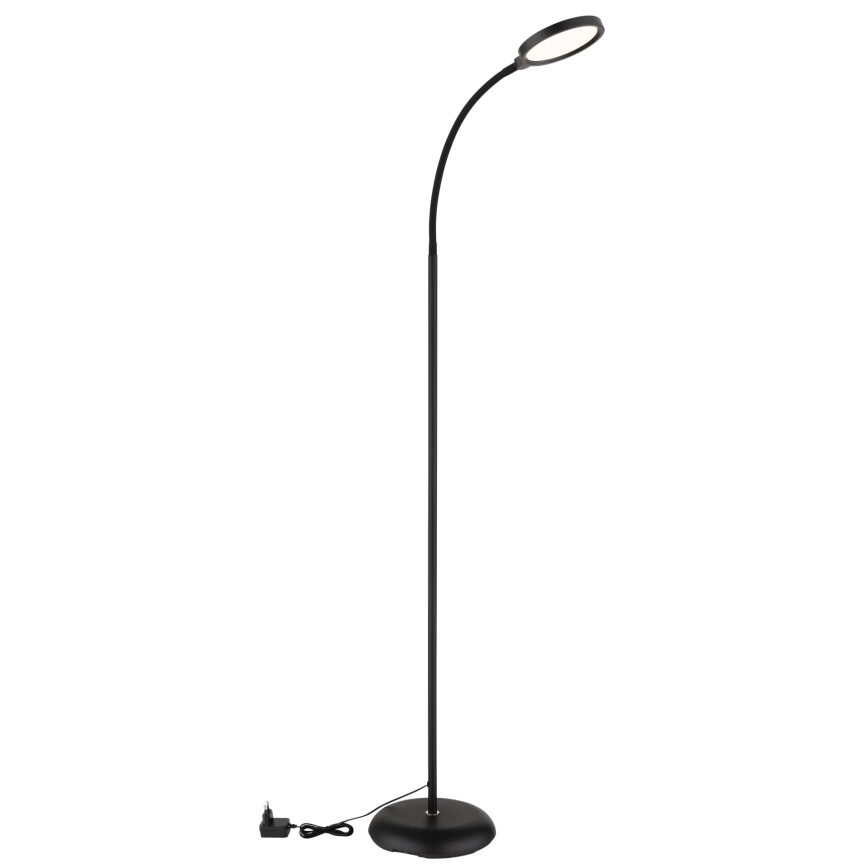 Globo - LED podna lampa s dodirnim upravljanjem i mogućnošću prigušivanja LED/8W/230V 2700K/4000K/6500K crna