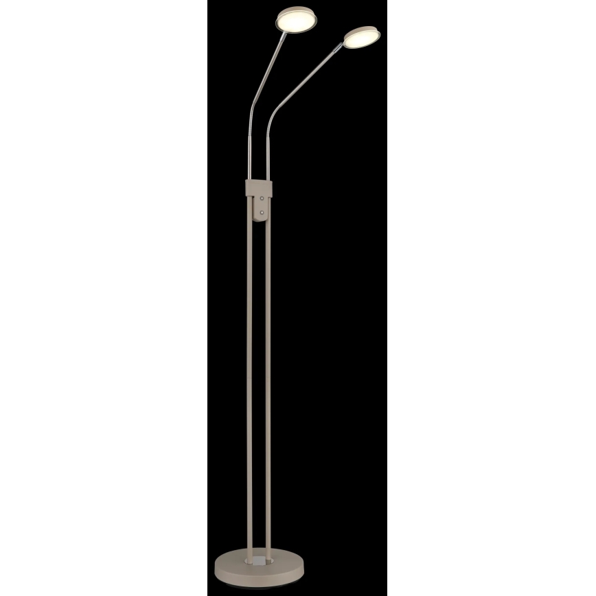 Globo - LED podna lampa s prigušivanjem 2xLED/6,5W/230V 2700/3350/4000K bež