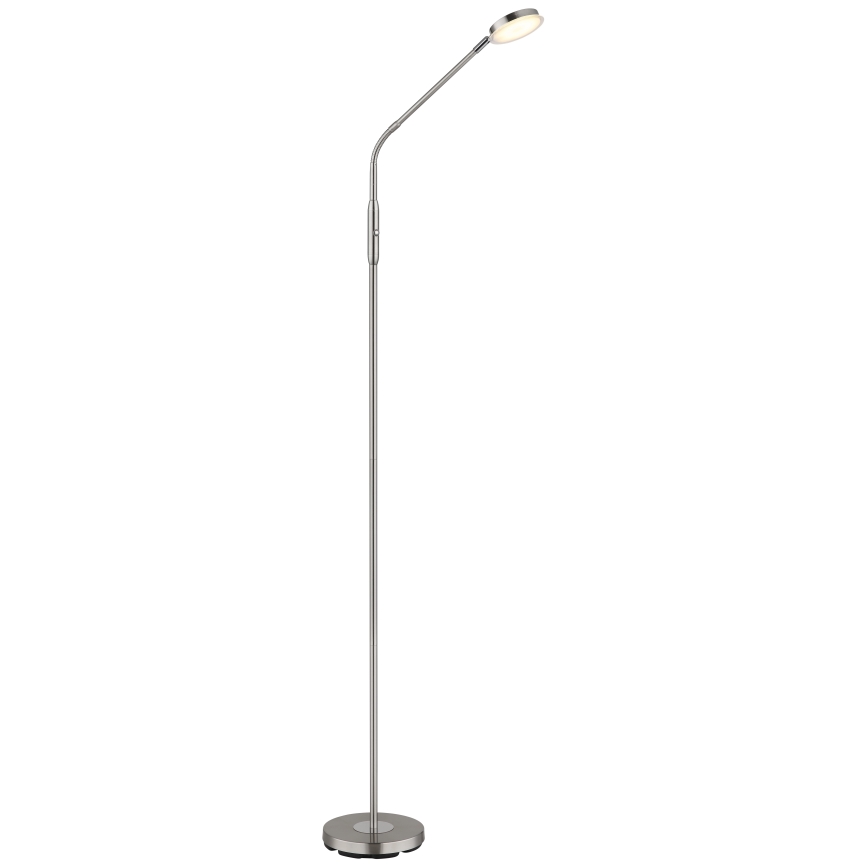 Globo - LED podna lampa s dodirnim prigušivačem LED/6,5W/230V 2700/3350/4000K matirani krom