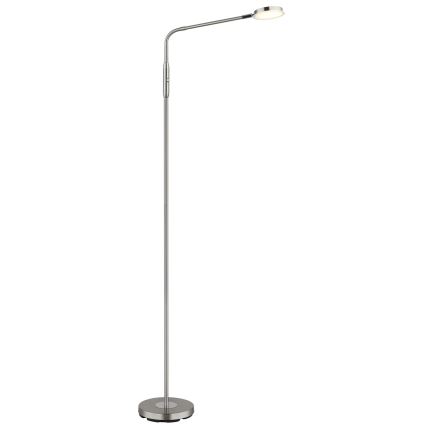 Globo - LED podna lampa s dodirnim prigušivačem LED/6,5W/230V 2700/3350/4000K matirani krom