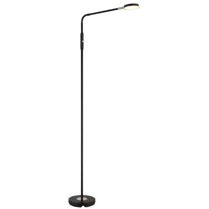 Globo - LED podna lampa na dodir s prigušivanjem LED/6,5W/230V 2700/3350/4000K crna