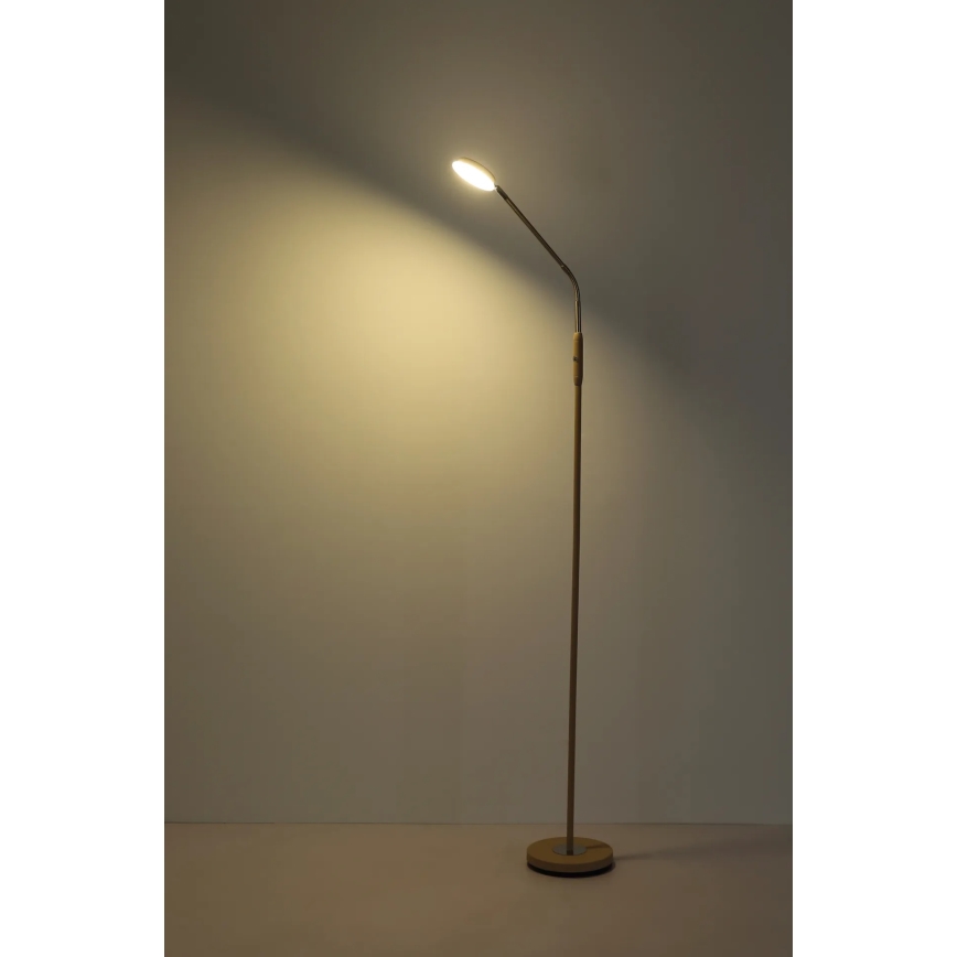 Globo - LED podna lampa s dodirnim prigušivačem LED/6,5W/230V 2700/3350/4000K bež