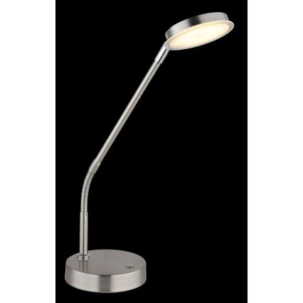 Globo - LED zatemnjiva dodirna stolna lampa LED/6,5W/230V 2700/3350/4000K matni krom